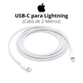 Cabo 2 Metros para iPhone 20W Carga Rápida com conector USB-C para Lightning - Hahweb Shopping