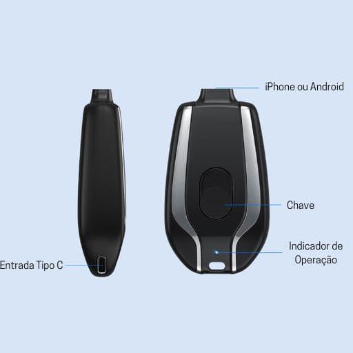 Carregador portátil para iPhone e Android - PowerBank - Hahweb Shopping